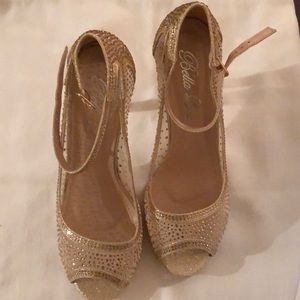 Ivory champagne with rose gold sparkles